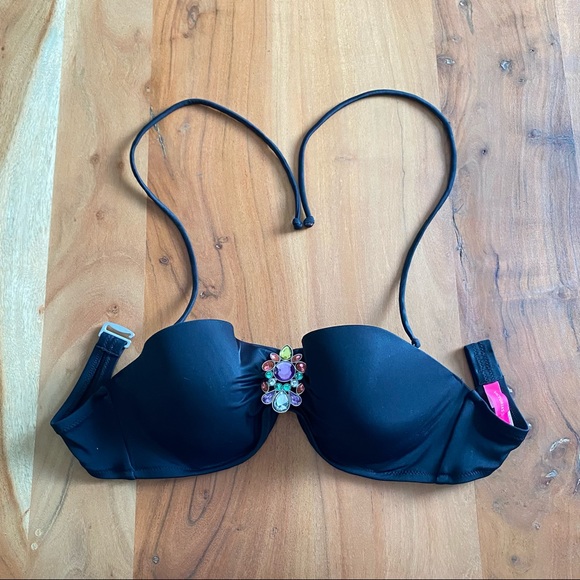 Victoria’s Secret Swim Bra Bikini Black size 34D